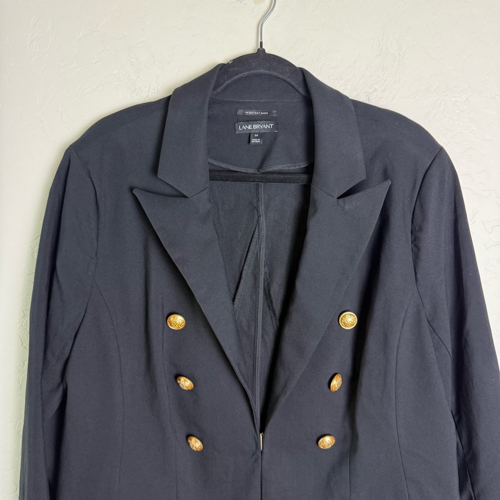 Lane Bryant Military Blazer The Bryant Blazer Jacket 16 - Picture 3 of 15